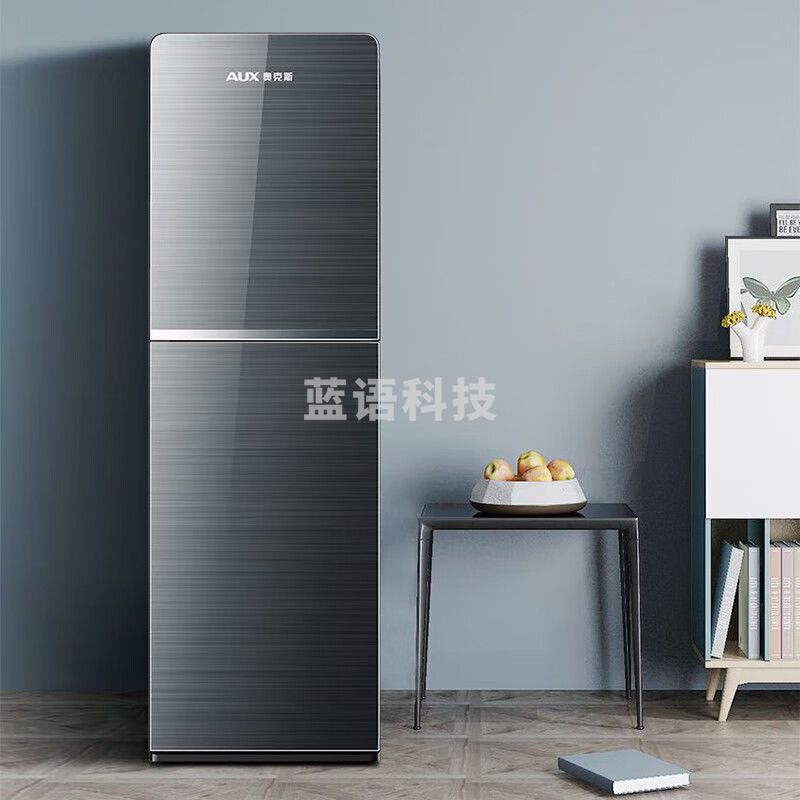 奥克斯(AUX)饮水机下置式家用立式温热型快速加热下置水桶饮水器YR-5-X-27灰色冰温热