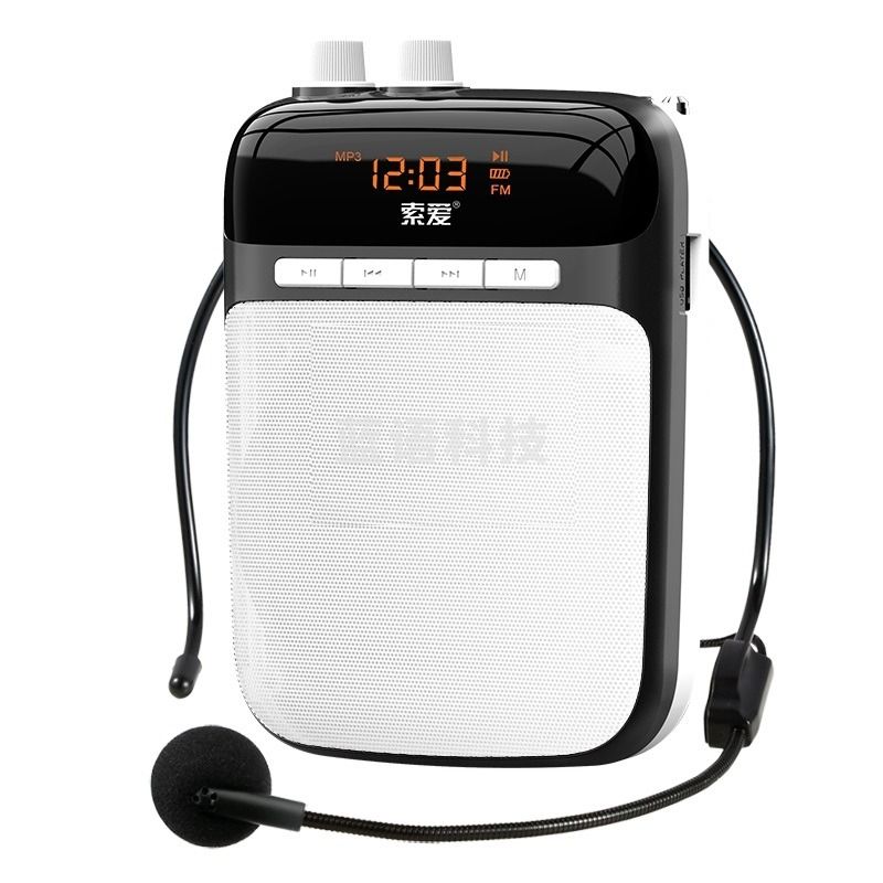 索爱（soaiy） S-318 大功率小蜜蜂扩音器 睿智黑