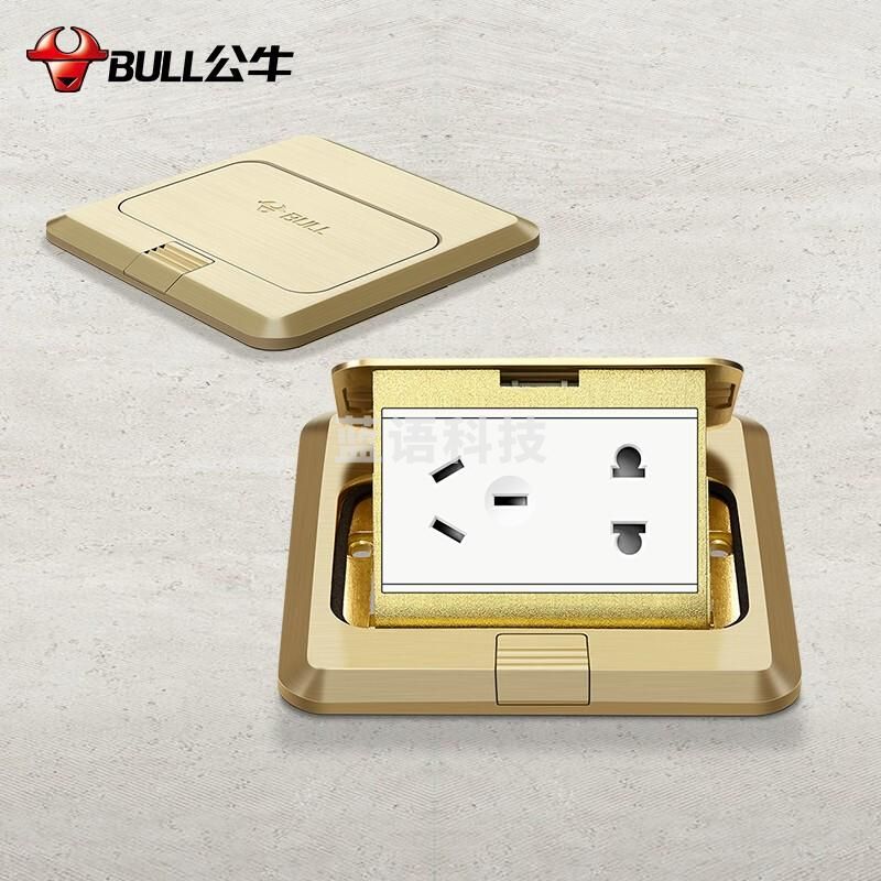 公牛(BULL) 开关插座 五孔地插座 全铜5孔地插地板地面插座地插座 GD1Z223