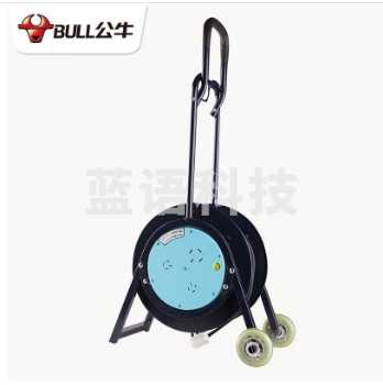 公牛移动电缆盘插座拖线卷线盘30米2.5平方电源线25A三相四线GN-805