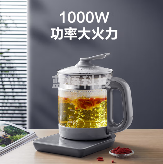 苏泊尔(SUPOR)养生壶 多功能加厚玻璃煮茶器 1.5L 电水壶电热水壶花茶壶煮茶壶 SW-15YJ30A