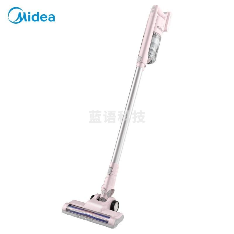 美的（Midea） P2  无线手持充电吸尘器 车载大吸力立式持久续航冰莹粉