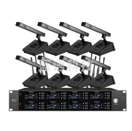 MICGRAIN麦谷MG5580一拖八会议演出无线麦克风 MG5580方杆