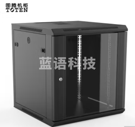 图腾（TOTEN）图腾机柜 6U9U12U网络机柜 服务器机柜 弱电监控挂墙柜 W26415尺寸600*440*769MM黑色