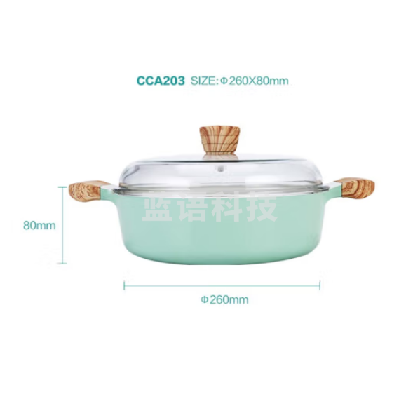 乐扣乐扣CCA203 不粘汤锅炖锅26cm3.7L