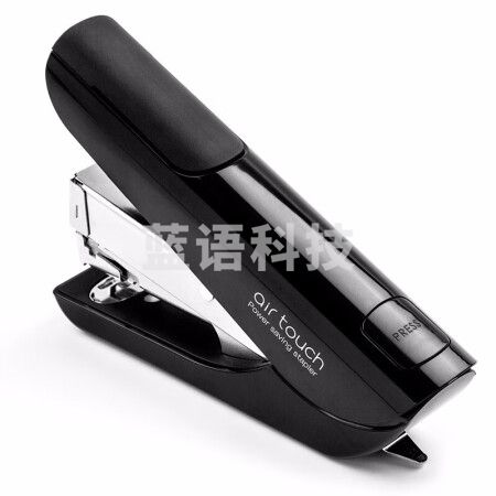 可得优(KW-triO) 556A空气质感订书机大号学生办公订书器加厚12号针可订40页 黑色 【40页】2个装