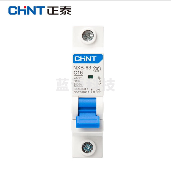 正泰NXB-63-1P-C20 家用空气开关 过载空气开关 DZ47升级款小型断路器