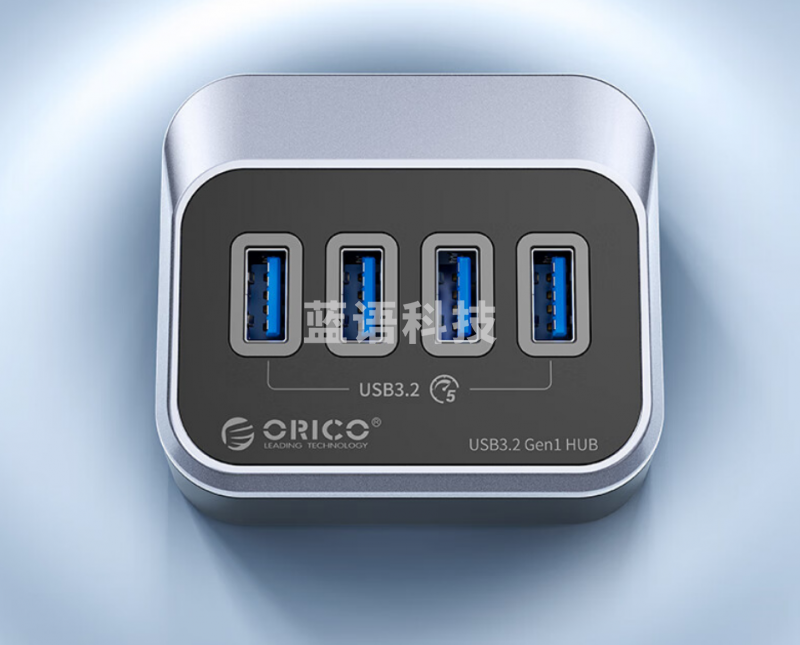 奥睿科(ORICO)USB3.0分线器扩展坞拓展集线器带电源笔记本电脑多接口hub台式机转换M3U3-7AQ-10