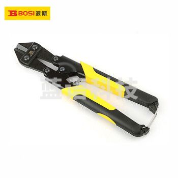 波斯(BOSI)双色柄断线钳钢筋剪钢丝铁丝大钳子鹰嘴剪刀断丝剪大力钳钢筋剪 BS230307(8寸)