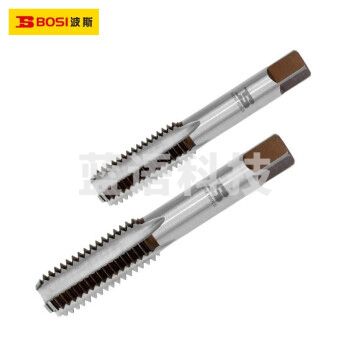 波斯(BoSi) 手用丝锥丝公制丝锥板牙套装丝攻攻丝器手用手动攻牙绞手扳手 手用丝锥M3 BS521303