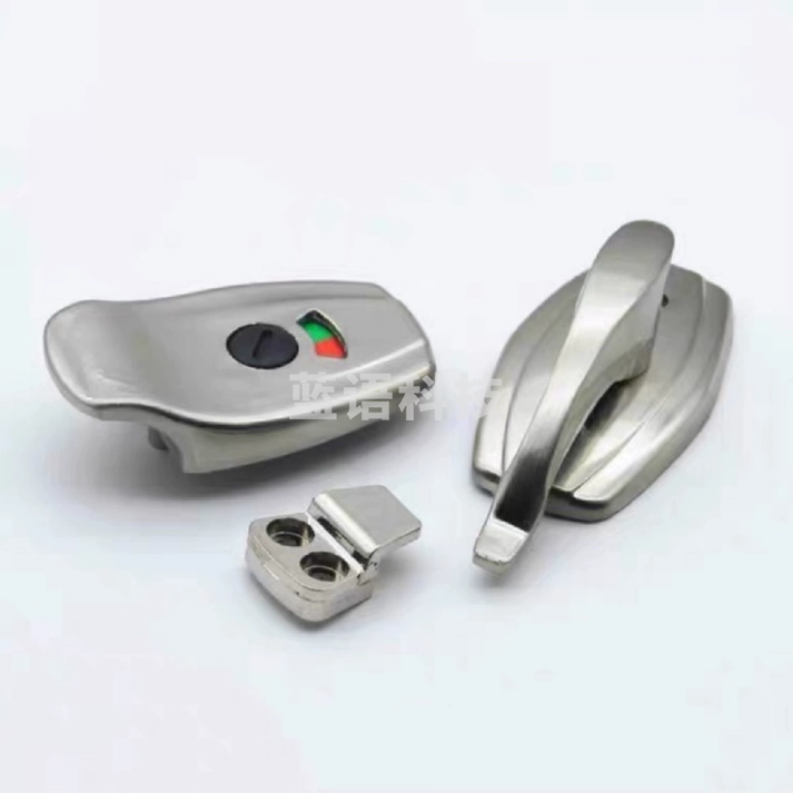 巨联(JULIAN)卫生间隔断门锁 锌合金有无人指示锁 门扣