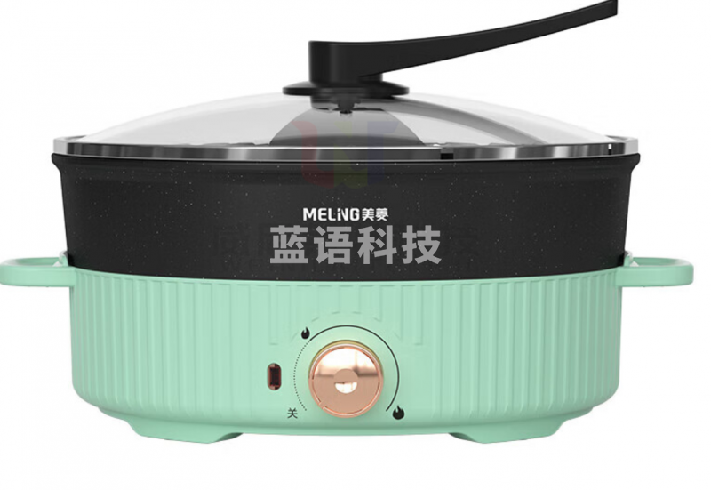 美菱(MeLng)多功能锅 4L大容量 鸳鸯锅 不粘锅1400W 大功率可视锅盖 企业业务 电热锅 MT-LC4018