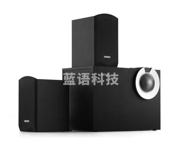 漫步者（EDIFIER）R206BT 2.1声道音响 蓝牙音箱 桌面游戏音响 黑色