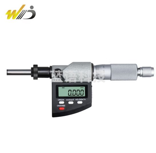 韦度（WD）微分头数显带刻线0-25mm带锁紧0.001螺旋测微器千分尺测微头 新款数显微分头（带螺母）0-25