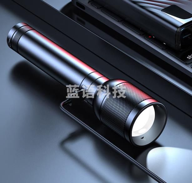 飞利浦（PHILIPS）手电筒强光远射 超长续航超亮变焦白激光充电便携应急灯SFL8168