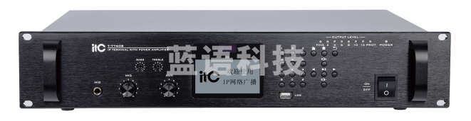 ITC  IP网络功放终端 T-7760B