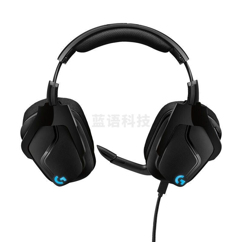 罗技(G)G633s LIGHTSYNC 7.1环绕声游戏耳机麦克风 头戴式电竞耳机耳麦 黑色