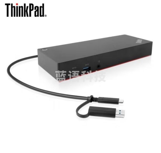 联想40AF0135CN 扩展坞底座X1 X390X280T490T480X280(USB/type-c双接口)