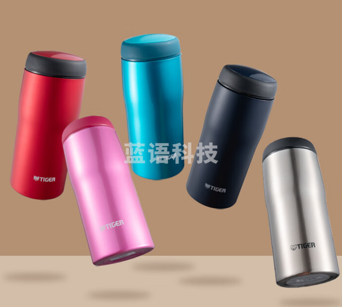 虎牌（Tiger）MJA-B036不锈钢保温杯 轻便水杯 亮粉色360ml