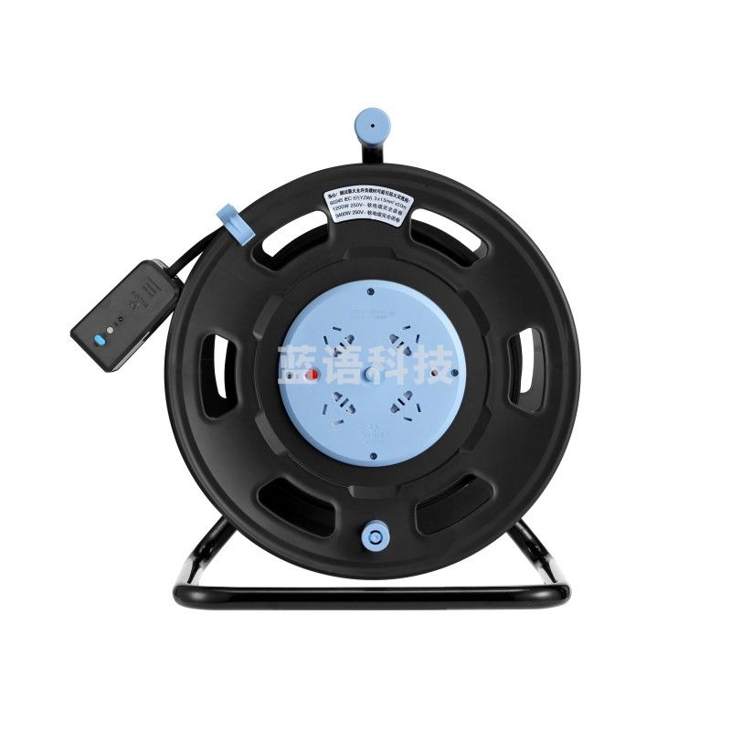 公牛(BULL)GN-806DN 卷线盘/工程接线/移动电缆盘/电线盘过热保护漏电保护2.5平方30米