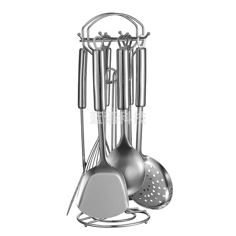 爱仕达（ASD）SSQ-07C厨房工具铲勺套装不锈钢铲具锅铲小工具 七件套