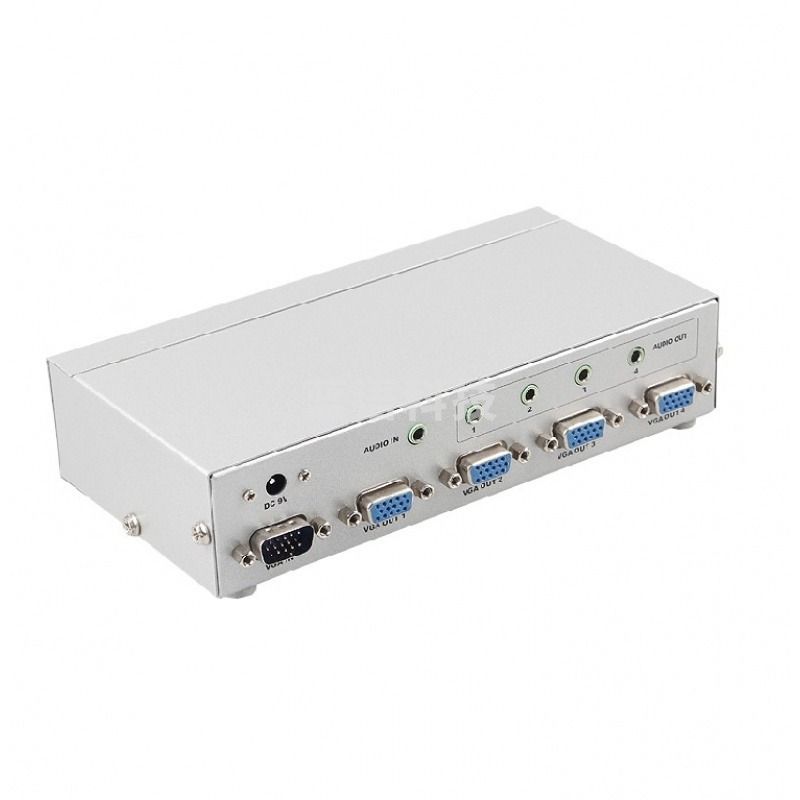 迈拓维矩 MT-3504AV VGA分配器 1分4 一分四 1进4出 带音频分配