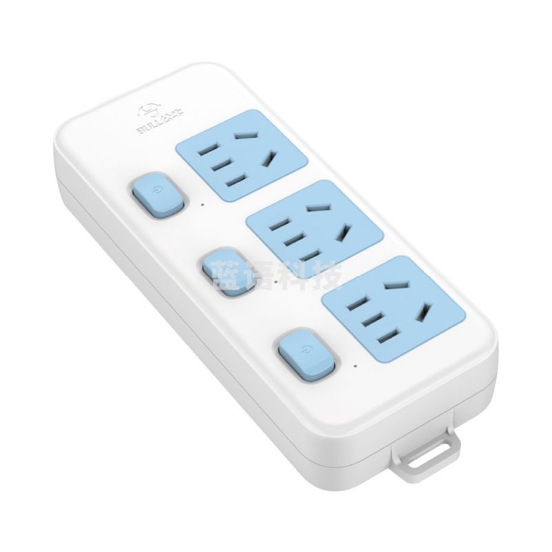 公牛（BULL）插座/插线板/插排/排插/接线板/拖线板3位分控无线插座GN-314W （需自行配电源线和插头）