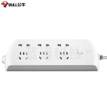 公牛(BULL) 新国标插座/插线板/插排/排插/接线板/拖线板 GN-B2330 6位总控全长10米