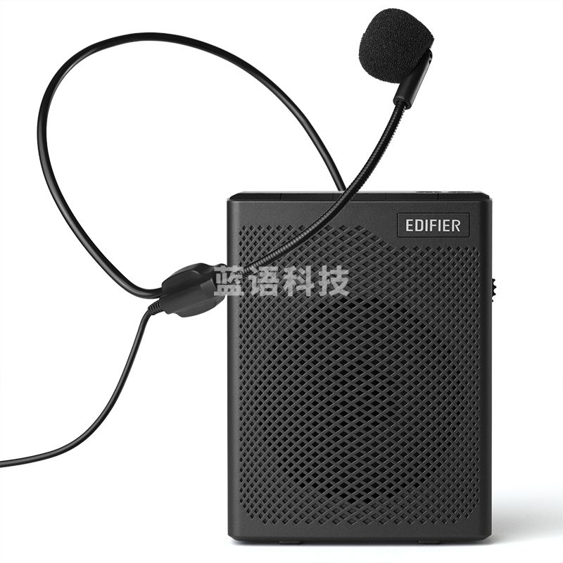 漫步者 (EDIFIER) MF5  无线版便携数码扩音器 小蜜蜂大功率教学专用教师导游扩音器 插卡播放器 黑色