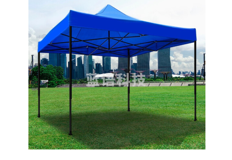 加厚加粗遮阳伞帐篷 3M*3M 蓝色