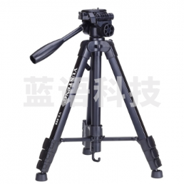 云腾(YUNTENG) VT-888 便携三脚架云台套装 微单数码单反相机摄像机旅行用 优质铝合金超轻三角架黑色