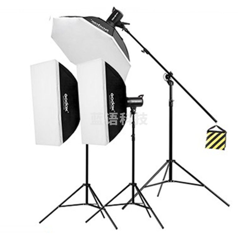 神牛 SK400W二代三灯+双60*90柔光箱+八角柔光箱