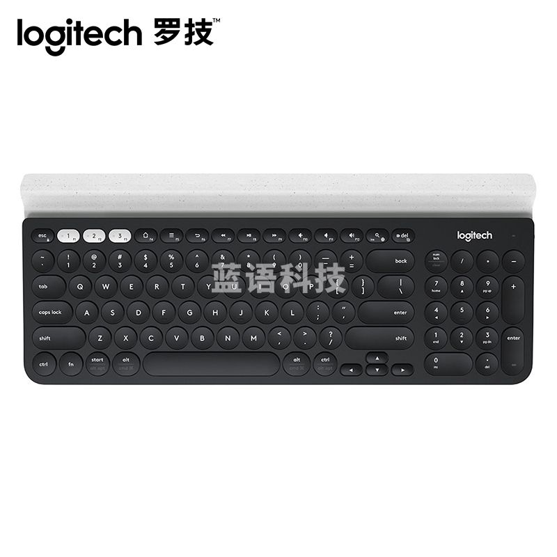 罗技K780 多设备无线蓝牙办公键盘 超薄便携