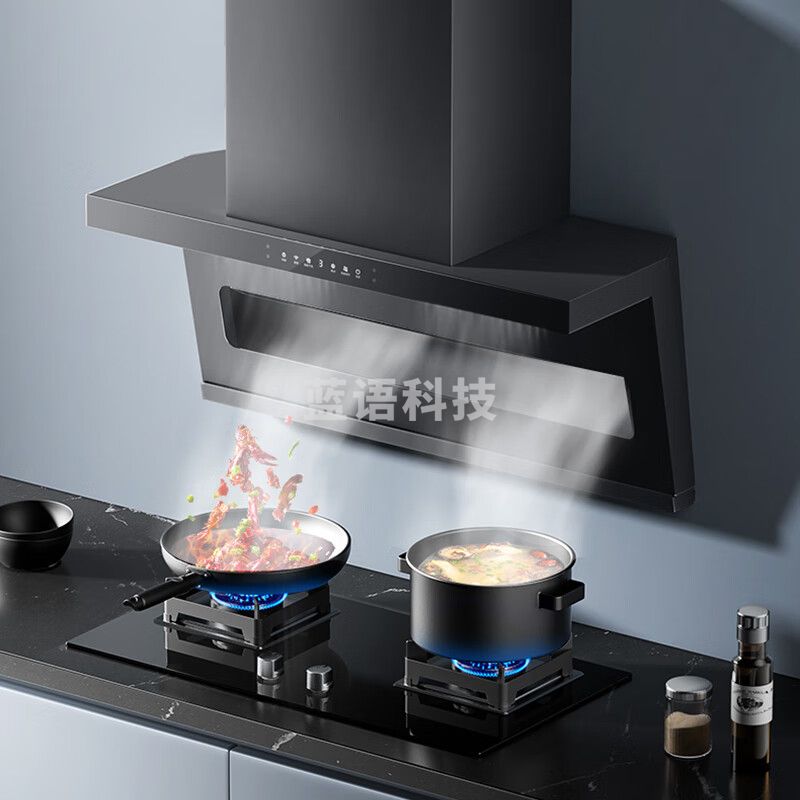 美的（Midea）顶侧三吸油烟机 烟灶消三件套 DP55+5.0KW灶+消毒柜90Q15S