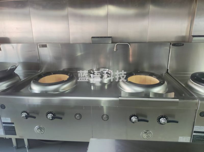 新飞月双炒单尾炒灶1800*1000*800cm 燃气灶 带熄保（台）