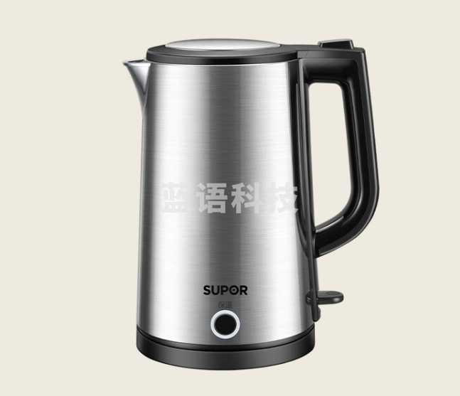 苏泊尔（SUPOR）电水壶热水壶 1.7L全钢无缝双层防烫电热水壶 316L不锈钢烧水壶 一键保温 SW-17J13P