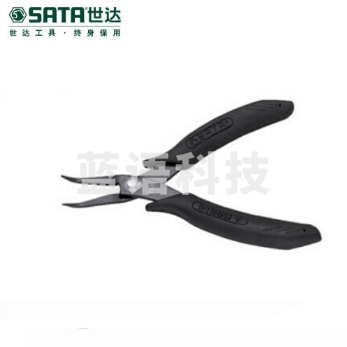 世达(SATA)防静电手柄弯嘴钳5"货号75131