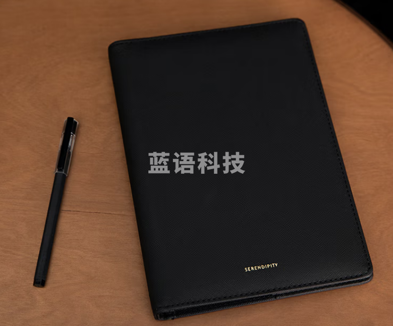 得力(deli) 22287 25K/100张活页笔记本 莫兰迪色系商务记事本皮面本 黑色