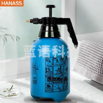 HANASS 消毒喷壶 喷雾瓶 家用酒精浇花气压多功能2L洒水壶