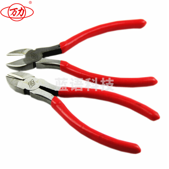 万力(WANLI)偏口钳/斜嘴钳 6‘’(150mm)..