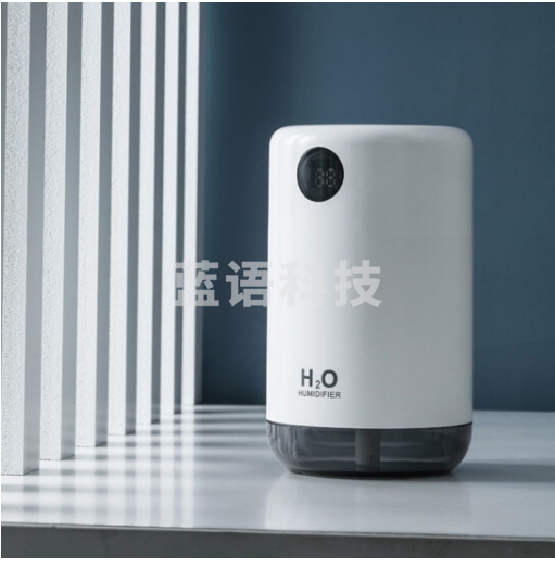 海纳斯(HANASS)加湿器 家用卧室轻音小型空气加湿伴侣 充电便携式办公室桌面加湿器 D21