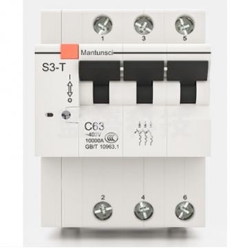 曼顿 S3-TC63 三相3P智慧微断断路器