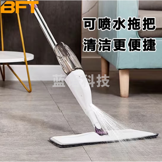 贝傅特 喷水拖把 免手洗可喷雾一拖净家用平板喷水拖把 喷水拖把