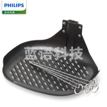 飞利浦(PHILIPS)HD9941/00 Airfryer 空气炸锅烧烤大师组合 适用于HD962x&HD964x&HD972x&HD974x 黑