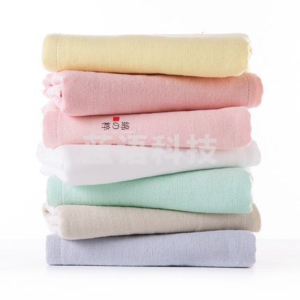 金号(KINGSHORE) 纯棉双层纱布毛巾轻薄速干夏季适用素色毛巾吸水柔软吸水毛巾 70*34cm GA1952WCT