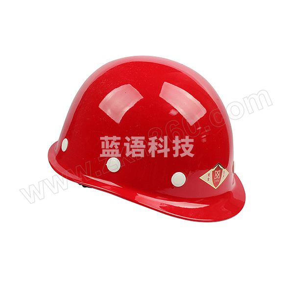 TF/唐丰 玻璃钢小沿安全帽 玻璃钢安全帽 红色 1顶 销售单位：顶