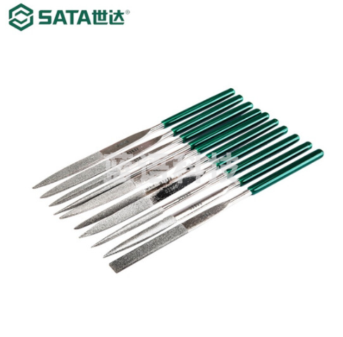 世达(SATA) 10件套 金刚石整形锉 锉刀组套 精密锉 修整五金手动工具4x160MM 03830