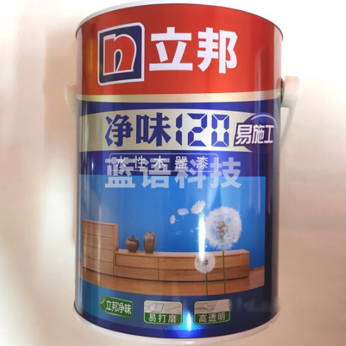 立邦净味120水性木器漆油漆家具漆翻新漆木漆 白色白漆底漆2.5KG 19-24㎡一遍(家俱木头漆)