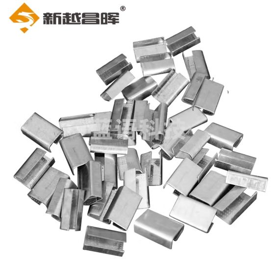 新越昌晖塑钢打包扣 纸塑打包带扣 镀锌带锯齿打包扣5kg 约900个E11302