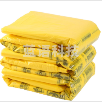 500*560黄垃圾袋3.5丝